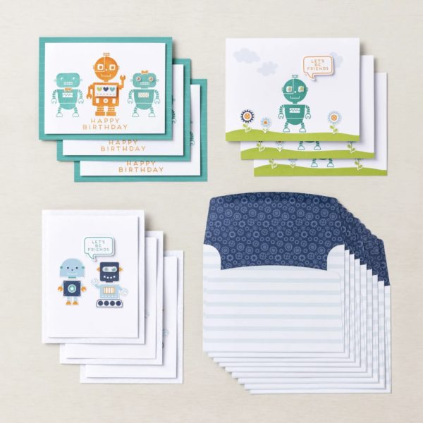 Card Kit - Robot Buddies