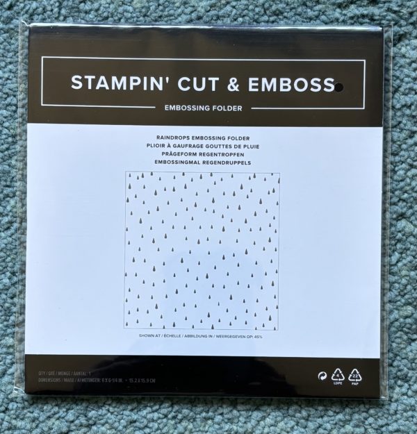 Embossing Folder - Raindrops