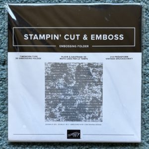 Embossing Folder - Timeworn Type 3D