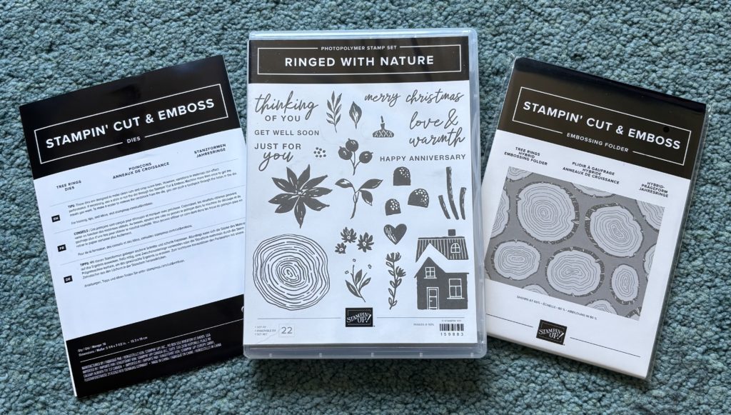 Stamp Set & Die & Embossing Folder Bundle - Ringed With Nature - Been ...