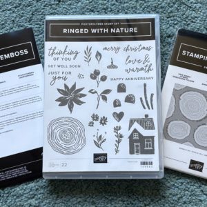 Stamp Set & Die & Embossing Folder Bundle - Ringed With Nature