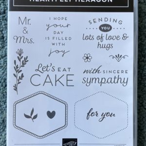 Stamp Set - Heartfelt Hexagon