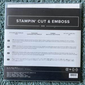 Die - Stitched Rectangles