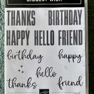 Stamp Set - Biggest Wish