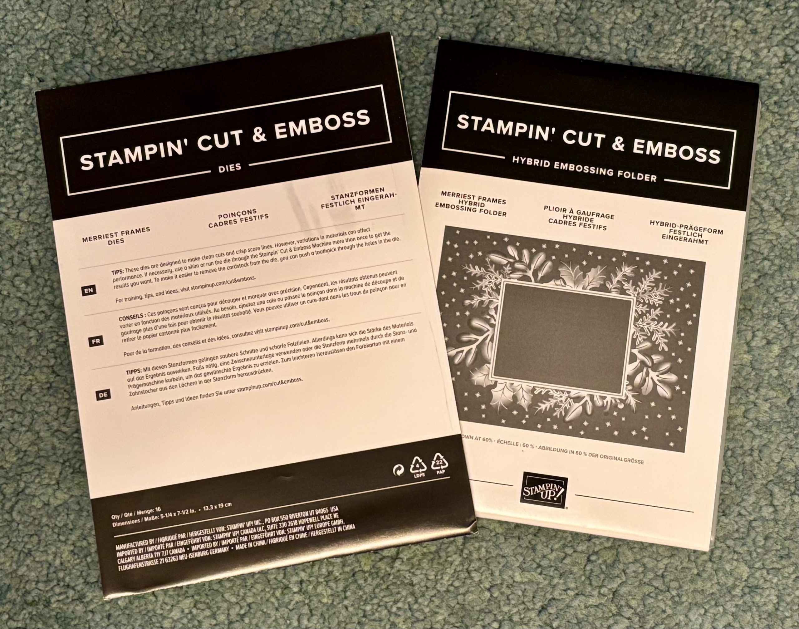 Die & Embossing Folder Bundle - Merriest Frames