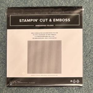 Embossing Folder - Mini Corrugated 3D