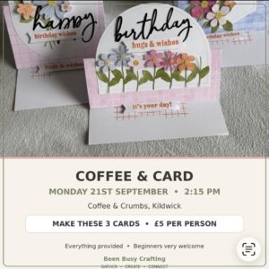 Coffee and Card September 21