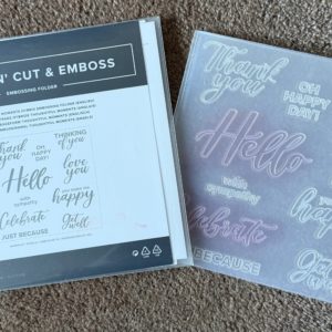 Embossing Folder - Thoughtful Moments