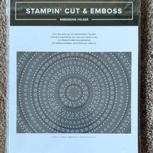 Embossing Folder - Dotted Circles 3D