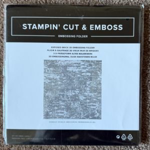 Embossing Folder - Exposed Brick