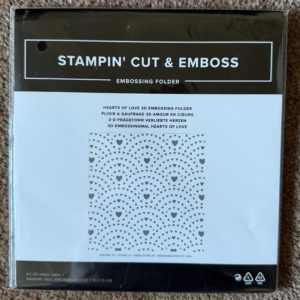 Embossing Folder - Hearts of Love 3D