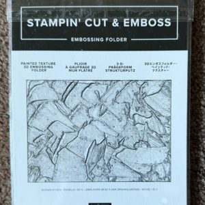 Embossing Folder - Painted Texture 3D