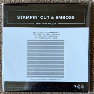 Embossing Folder - Lovely Stripes