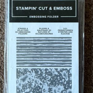 Embossing Folder - Stripes & Splatters
