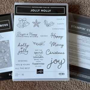 Stamp Set & Die & Embossing Folder Bundle - Jolly Holly