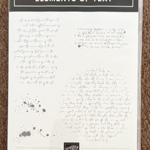 Stamp Set - Elements of Text
