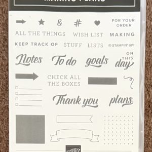 Stamp Set - Making Plans