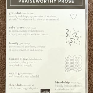 Stamp Set - Praiseworthy Prose
