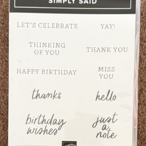 Stamp Set - Simply Said
