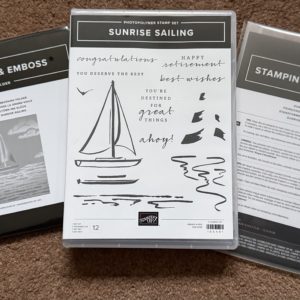 Stamp Set & Die & Embossing Folder Bundle - Sunrise Sailing